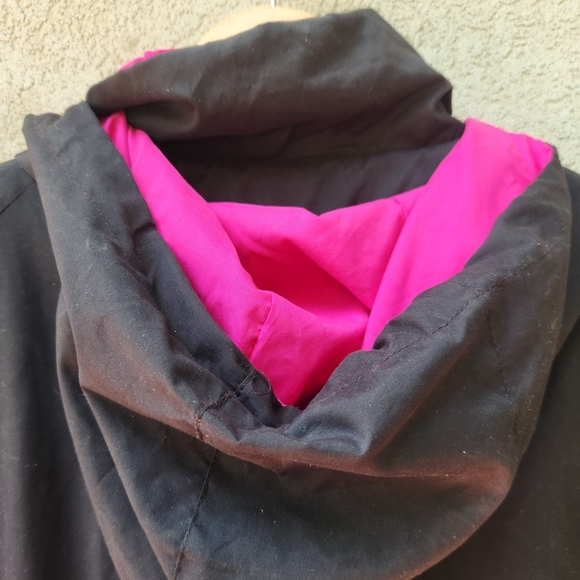 OBERMEYER Ski Suit Juniors Size 16 Black Pink Floral Retro Winter Outdoor Snow - Picture 16 of 16